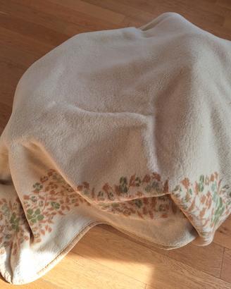 Coperta lana merinos letto singolo