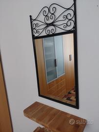 specchio ferro battuto 