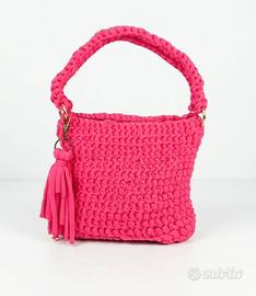 Borsa secchiello all' uncinetto