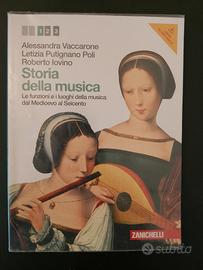 STORIA DELLA MUSICA,ZANICHELLI 