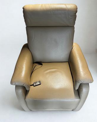 poltrona elettrica poltrone sofà PELLE!!!