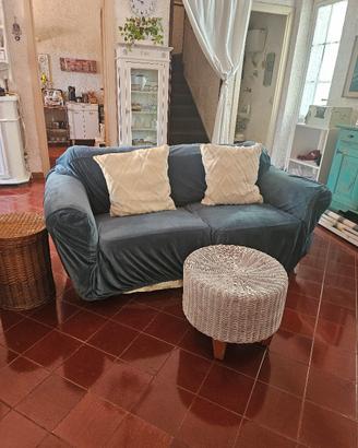POUF RATTAN IKEA 