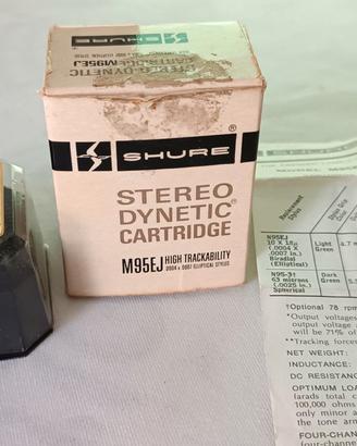 Scatola rara originale SHURE M95ED SENZA TESTINA