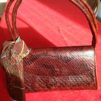 BORSA IN PITONE VINTAGE ANNI '70