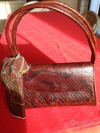 BORSA IN PITONE VINTAGE ANNI '70