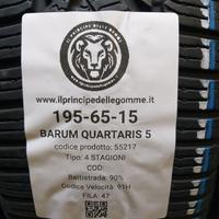 2 GOMME 195 65 15 BARUM A55217