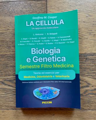 Biologia e Genetica Semestre Filtro Medicina