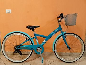 Bici 24" b-twin con cambio perfetta 