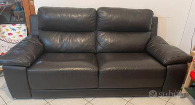 Divano 3 posti in pelle (poltrone e sofà)