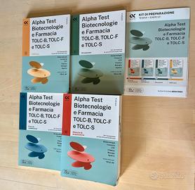 Libri Alpha test per biotecnologie e farmacia 