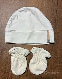 Berretto e guanti burberry kids