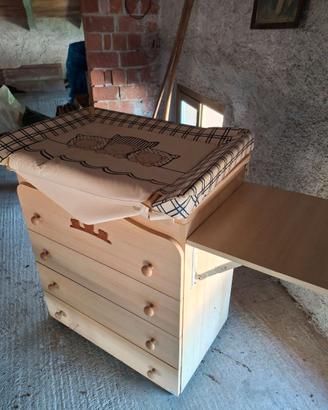 Fasciatoio con cassettiera