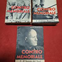 N.3 Libri Contromemoriale di Bruno Spampanato 1952