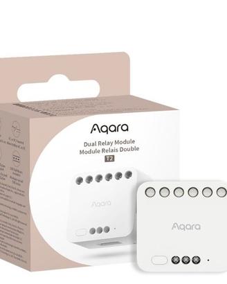 Aqara Modulo Doppio Relè T2 Zigbee 3.0, Richiede H