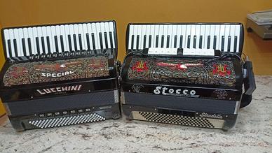 Fisarmonica Stocco 3+1C Musette + Lucchini 3+1C Mu