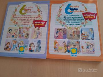 libri nr. 2 di fiabe leggi e disegna x 6/7 anni