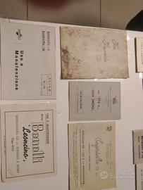 libretti uso  e manutenzione 