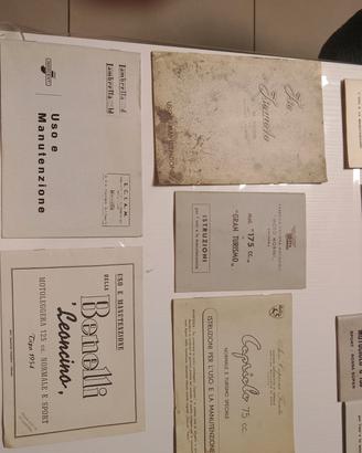 libretti uso  e manutenzione 