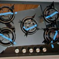 PIANO COTTURA VETROCERAMICA NERO 75 CM DA INCASSO