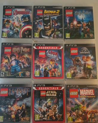 collezione giochi lego ps3 originali 