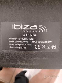 Cassa amplificata/attiva Ibiza Sound XTK12A 12"