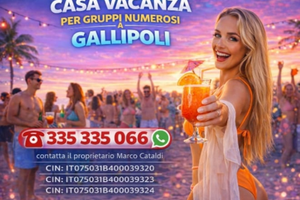 Maxi casa a gallipoli x ragazzi leggi
