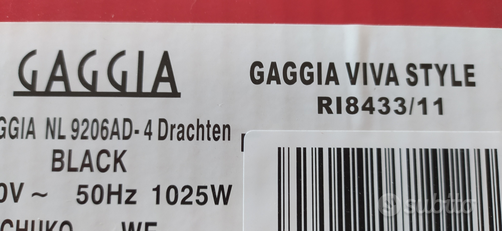 Macchina caffè Gaggia Viva Style - Elettrodomestici In vendita a Reggio  Calabria