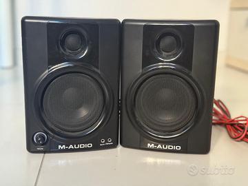Coppia Monitor Casse M-Audio AV40 Speaker Attivi