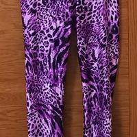 Leggings Calzedonia leopardati ciclamino