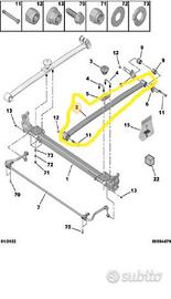 Balestra posteriore boxer jumper ducato 5102ey