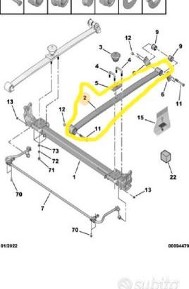 Balestra posteriore boxer jumper ducato 5102ey