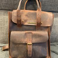 zaino pura pelle Dr.Martens - porta notebook 13