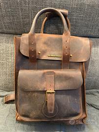 zaino pura pelle Dr.Martens - porta notebook 13