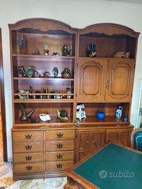 Credenza/Libreria Classica in Legno