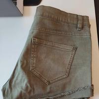 Pantaloncino shorts Jennyfer verde militare Tg.S