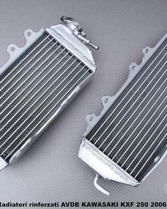 Radiatori rinforzati AVDB KAWASAKI KXF 250 2006 08