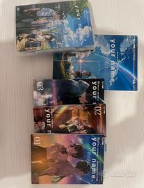 Set completo Your Name – 3 Manga + DVD + Romanzo