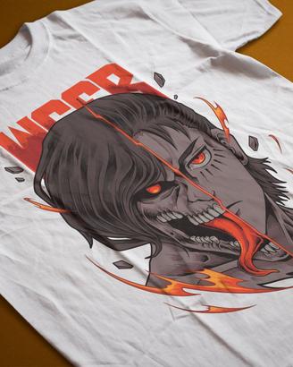T-Shirt Anime Attack on Titan | Shingeki no Kyojin