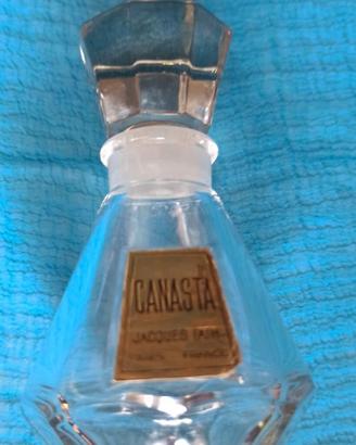 Flacone profumo vintage "Canasta" di Jacques Fath