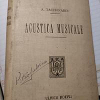 Acustica musicale . Manuale Hoepli