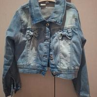 Giubbotto jeans bambina taglia 4 Anni