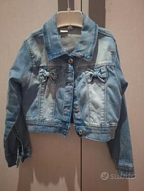 Giubbotto jeans bambina taglia 4 Anni