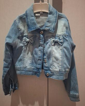 Giubbotto jeans bambina taglia 4 Anni