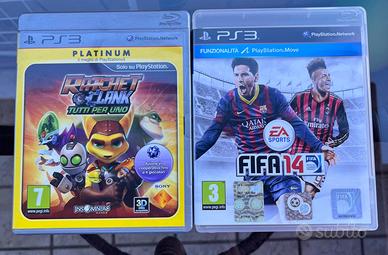 Videogiochi per PS3: Ratchet and Clank e Fifa 14