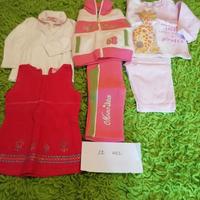 Lotto vestitini bimba 12 mesi