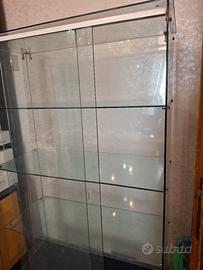 vetrinetta con sportelli scorrevoli vetro 