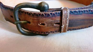 CINTURA DONNA IN VERO CUOIO