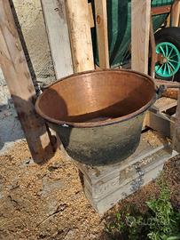 Paiolo grande in rame