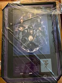 Wwe Placca Quadro Undertaker 1/100 Autografato