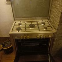 cucina professionale con forno a gas 90cm